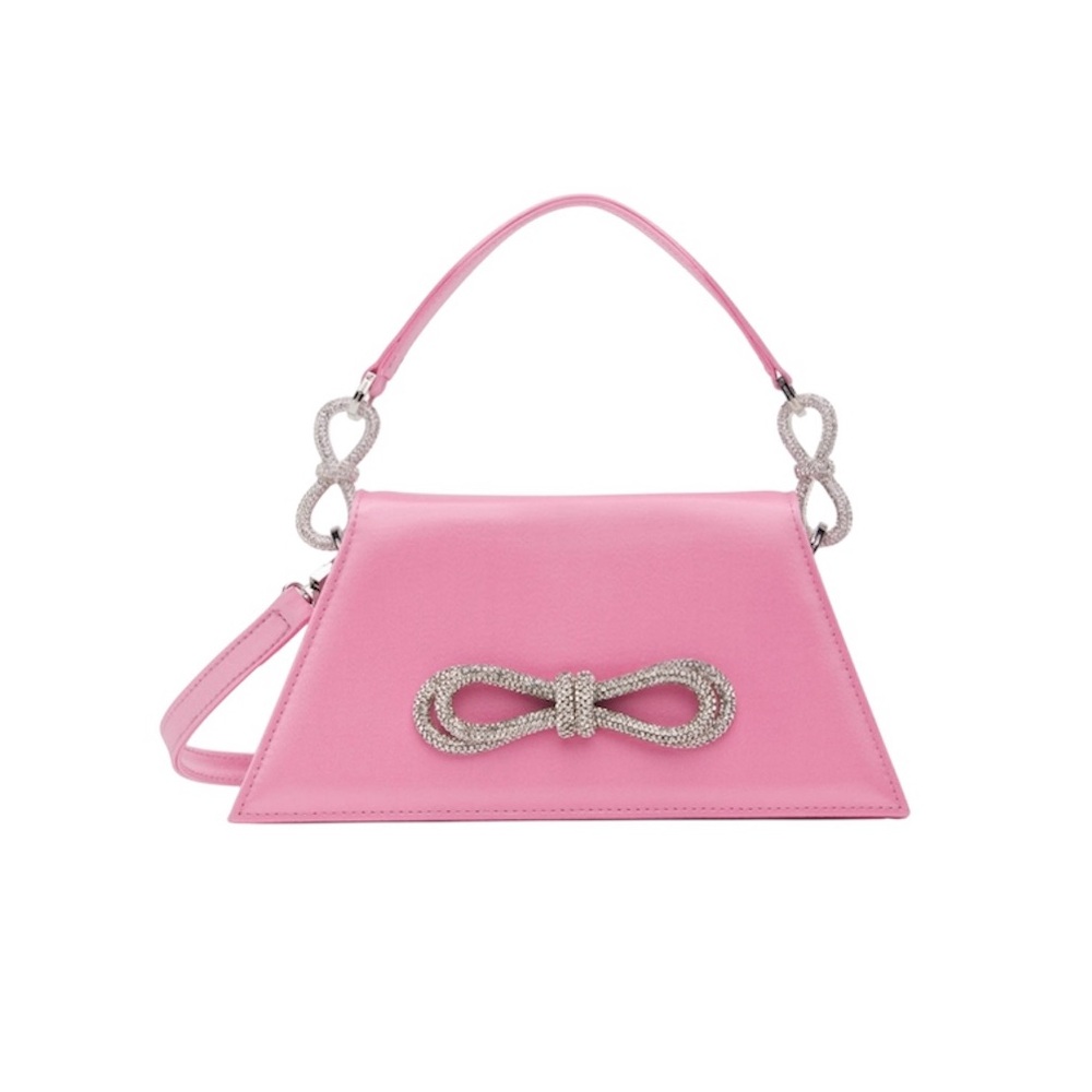 MACH & MACH Pink Medium Samantha Bag